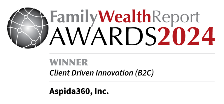 Family Wealth Report 2024 winner badge.